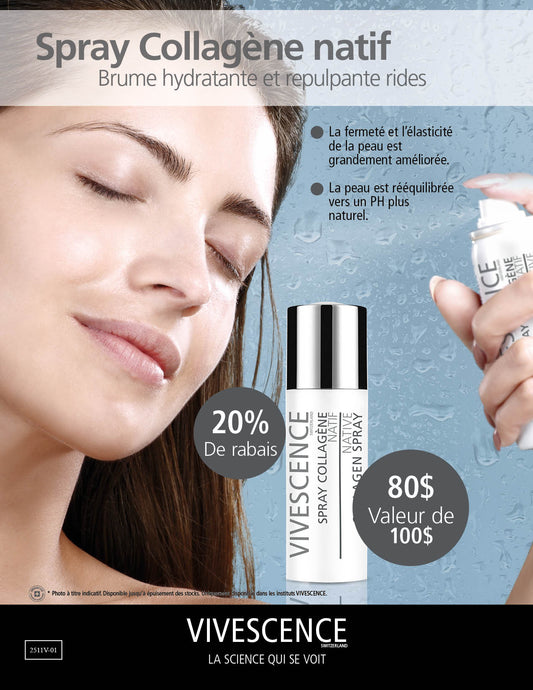 Spray Collagène Natif – Vivescence Switzerland