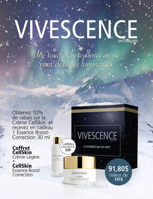 coffrets exclusifs CellSkin — texture légère adaptés à tous les types de peau!