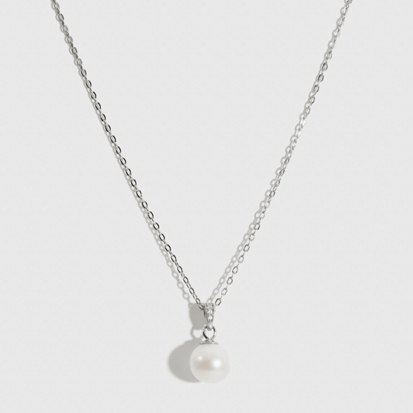 COLLIER PENDENTIF PERLE SOLITAIRE