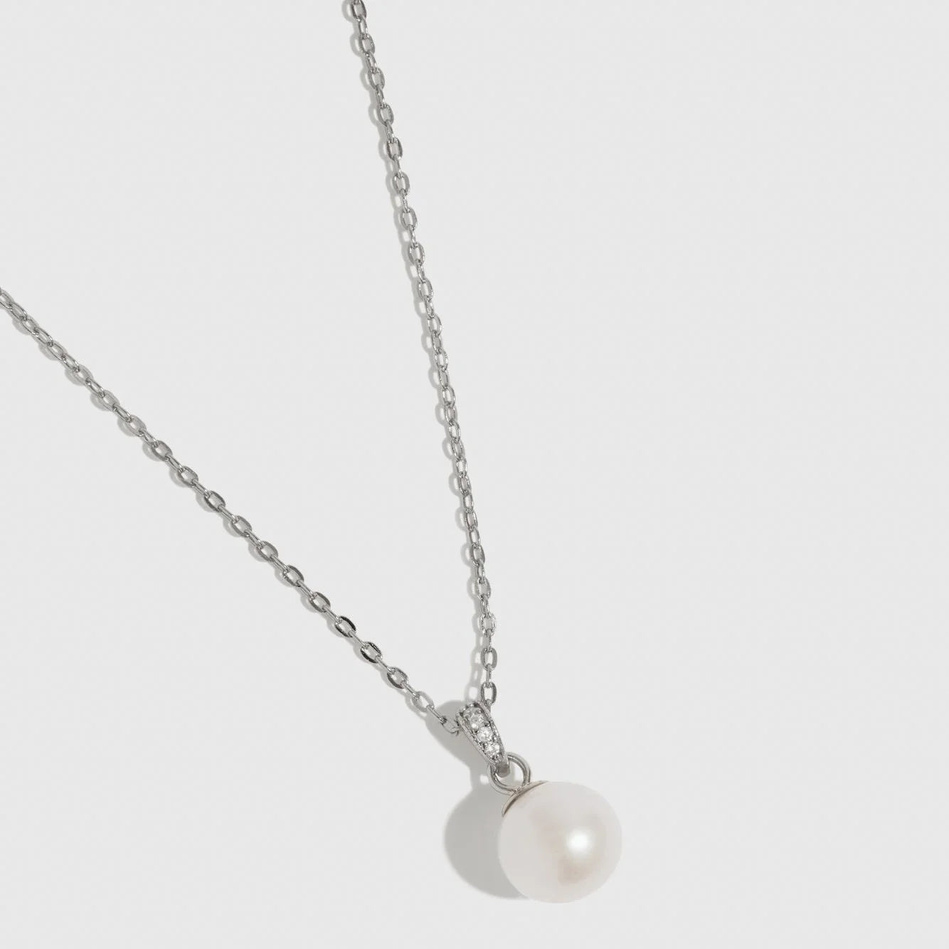 COLLIER PENDENTIF PERLE SOLITAIRE