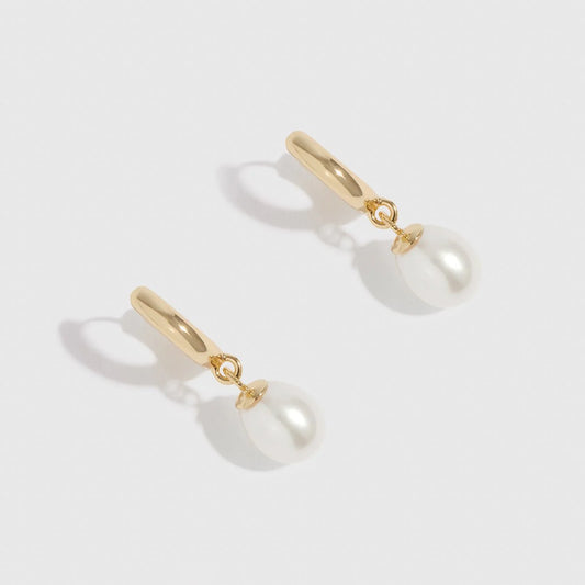ANNEAUX HUGGIE PERLES D'EAU DOUCE