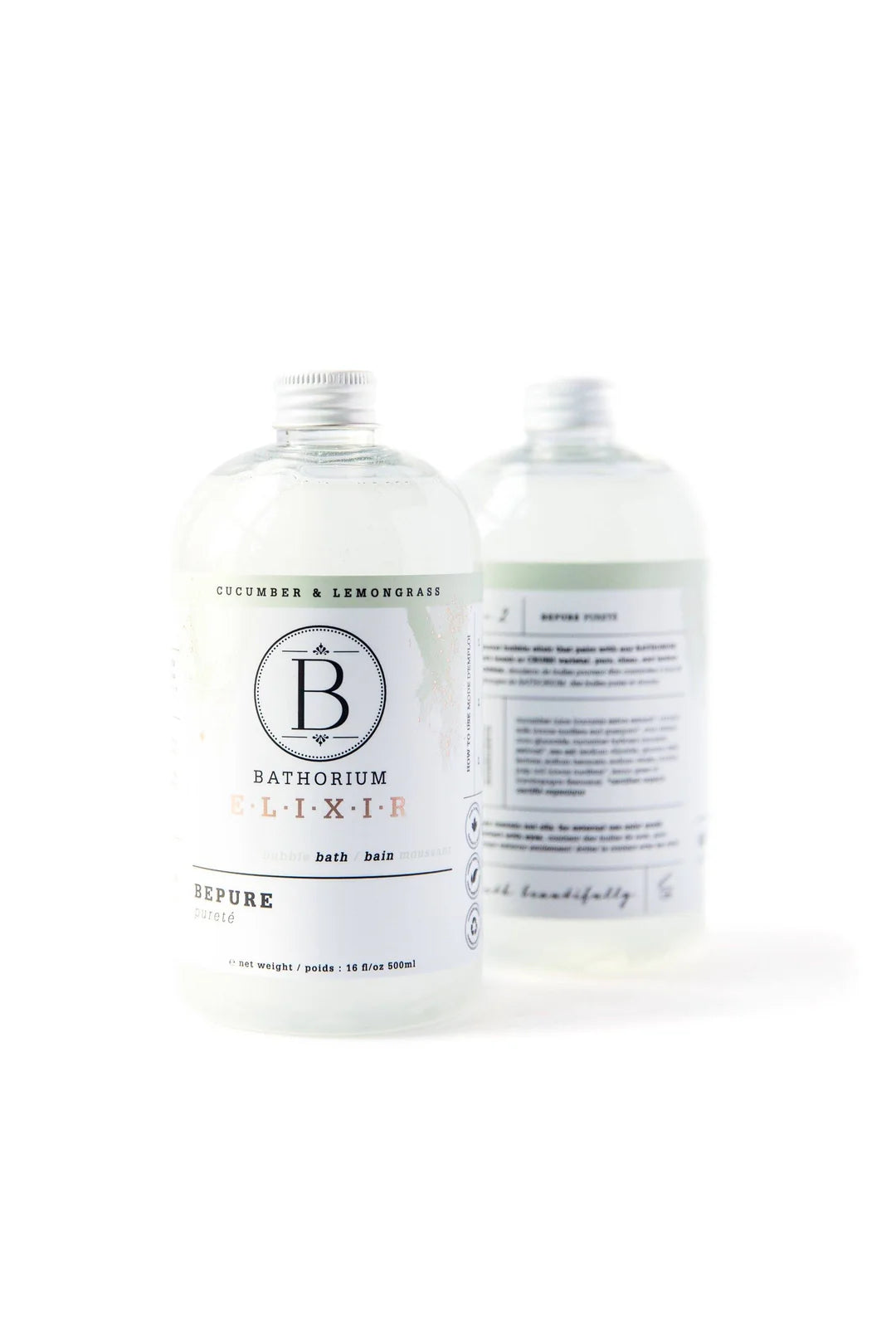 Bain moussant - ELIXIR - Concombre & citronnelle - Bathorium