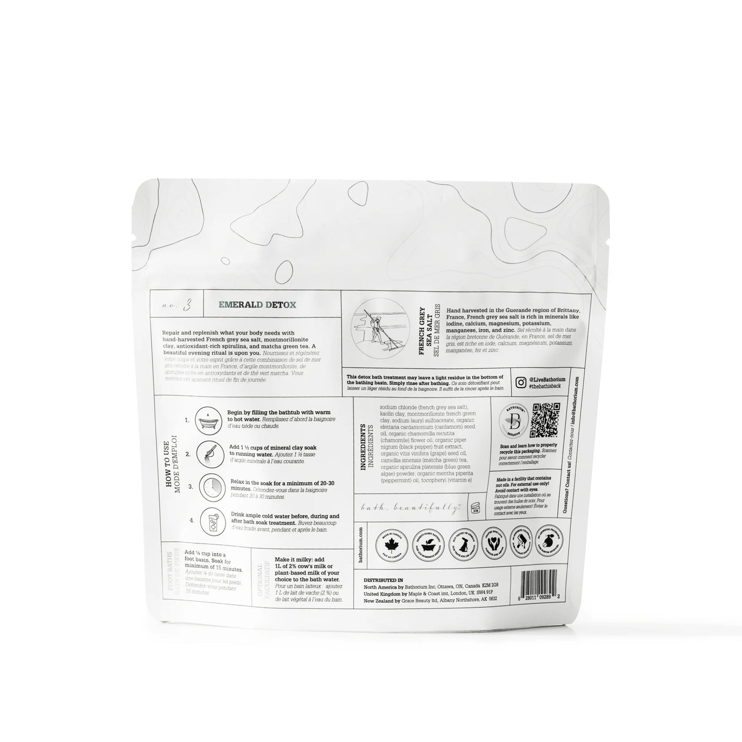 Sel de bain Détox Émeraude