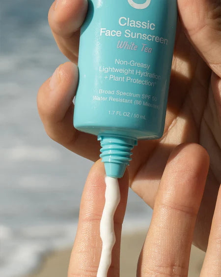 Crème solaire classique pour le visage FPS 50 Thé Blanc - 50ml