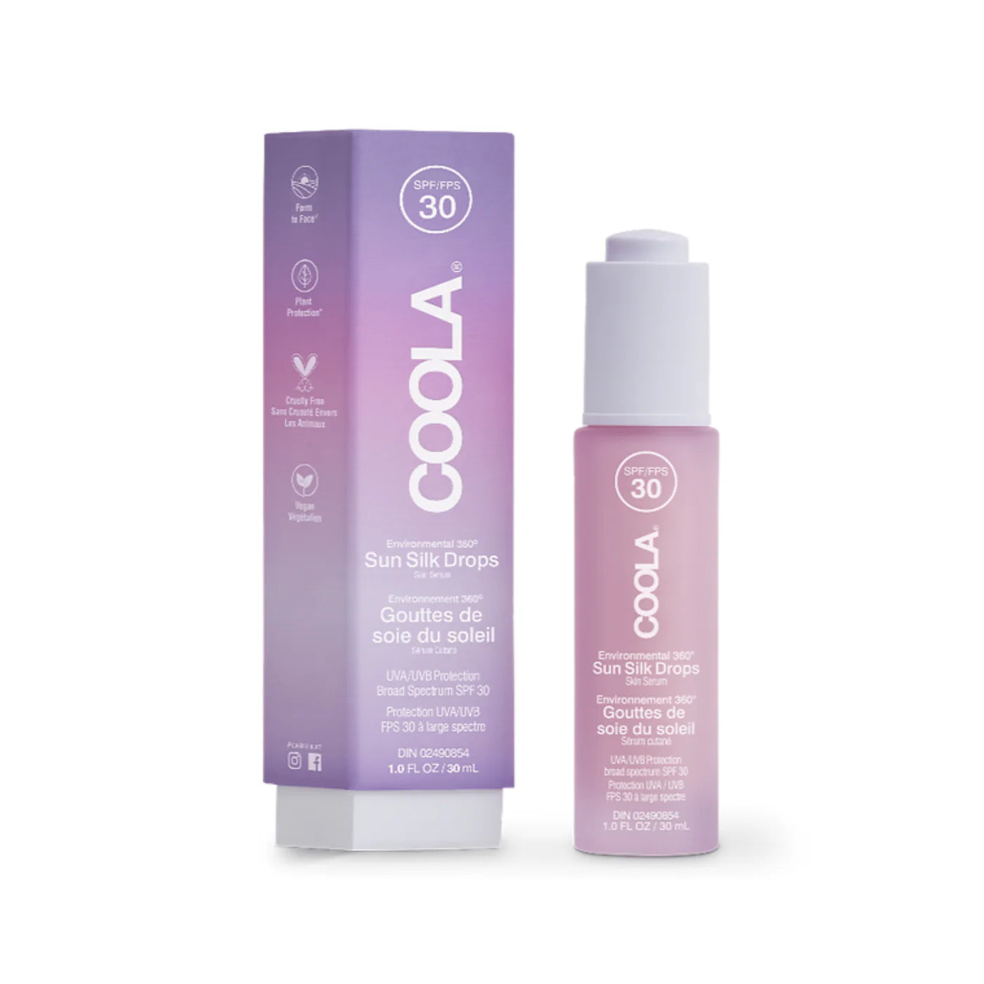 Gouttes de soie pour le visage FPS 30 - 30ml