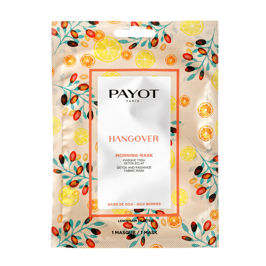 MORNING MASK- Hangover Masque éclat visage Masque visage en tissu détox éclat