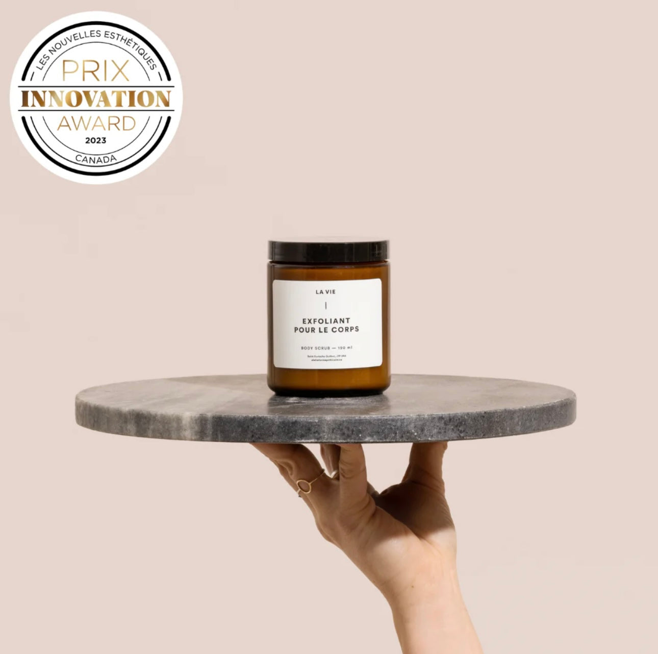 Exfoliant pour le corps de Perles et de Quartz