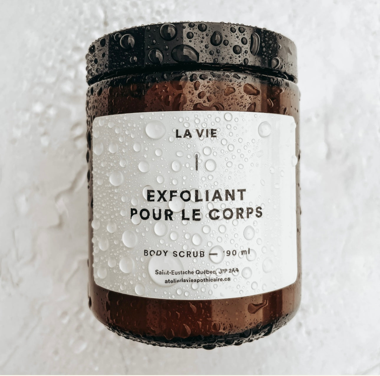 Exfoliant pour le corps de Perles et de Quartz