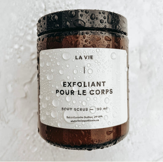 Exfoliant pour le corps de Perles et de Quartz
