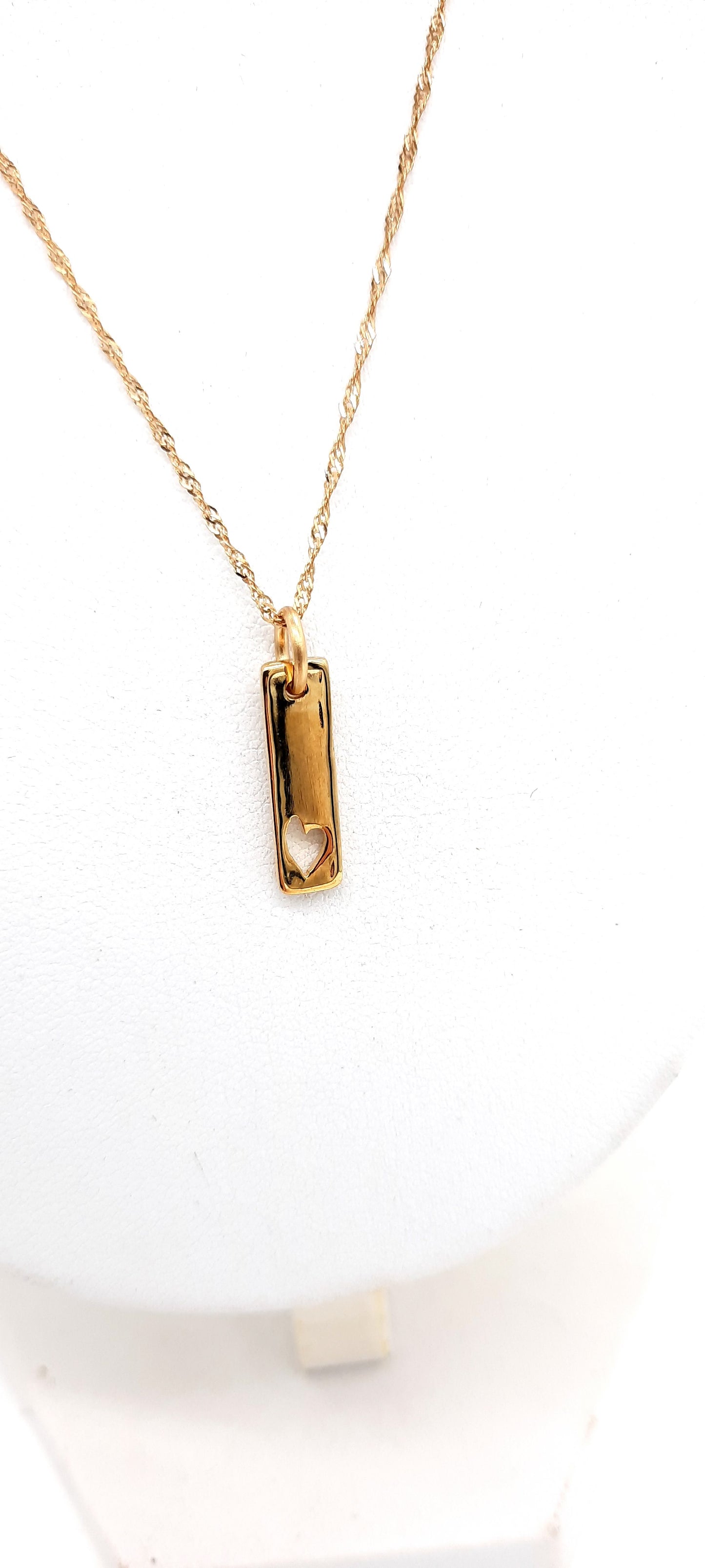 Pendantif d'amour en or 10k