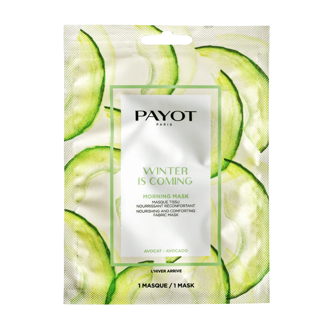 MORNING MASK- Winter is coming Masque visage peau sèche Masque Visage en tissu nourrissant