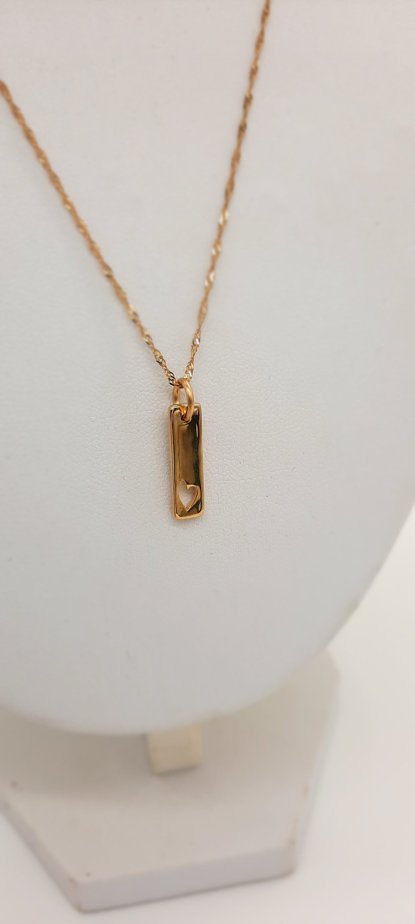 Pendantif d'amour en or 10k